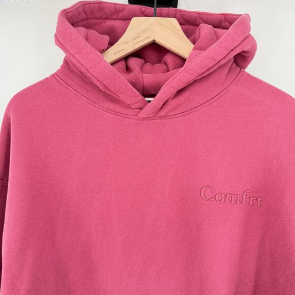 Comfrt Set Berry Minimalist L Hoodie Sweatpants Aesthetic Weighted Loungewear - Picture 4 of 12